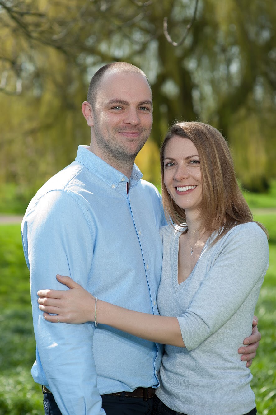 Warm couple portrait — Peter Farrar Portraits Basingstoke